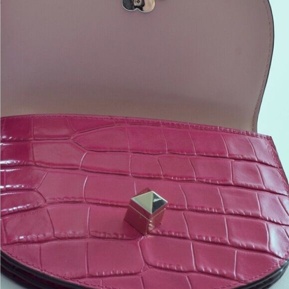 KATE SPADE KACI CROC EMBOSSED CHERRY PIE CROSSBODY - Picture 4 of 5